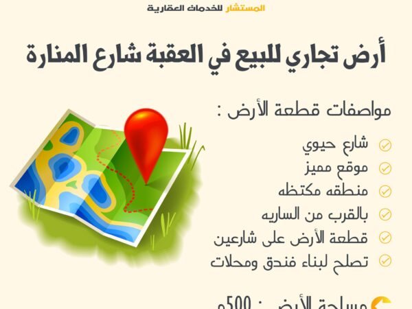 شراء اراضي في العقبة